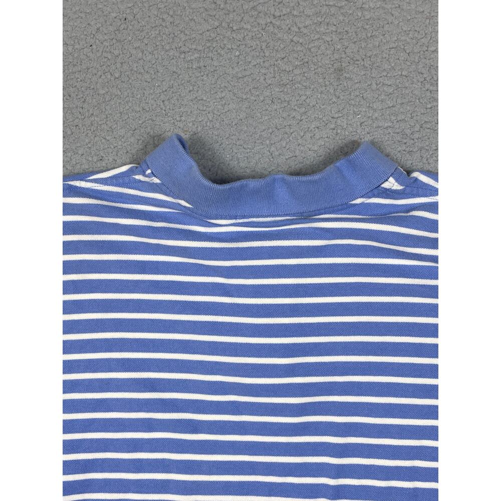 Polo Ralph Lauren Blue Striped Short Sleeve Polo Shirt Mens Size XXL - Picture 6 of 12
